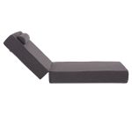 ΜΑΞΙΛΑΡΙ ΞΑΠΛΩΣΤΡΑΣ KIHEI HM21094.03 OLEFIN ΣΚΟΥΡΟ ΓΚΡΙ ΜΕ FOAM 198x70x20Υεκ - Image 3