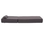 ΜΑΞΙΛΑΡΙ ΞΑΠΛΩΣΤΡΑΣ KIHEI HM21094.03 OLEFIN ΣΚΟΥΡΟ ΓΚΡΙ ΜΕ FOAM 198x70x20Υεκ - Image 4