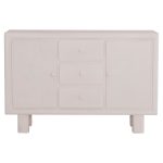 ΜΠΟΥΦΕΣ ΣΕΙΡΑ SANTORINI HM18048 MDF ΣΕ ΥΠΟΛΕΥΚΟ ΧΡΩΜΑ-3 ΣΥΡΤΑΡΙΑ & 2 ΠΟΡΤΕΣ 120x38x80Υεκ. - Image 3