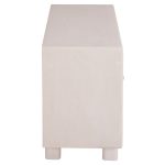 ΜΠΟΥΦΕΣ ΣΕΙΡΑ SANTORINI HM18068 MDF ΣΕ ΥΠΟΛΕΥΚΟ ΧΡΩΜΑ-3 ΠΟΡΤΕΣ 140x38x64Υεκ. - Image 4