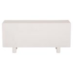 ΜΠΟΥΦΕΣ ΣΕΙΡΑ SANTORINI HM18068 MDF ΣΕ ΥΠΟΛΕΥΚΟ ΧΡΩΜΑ-3 ΠΟΡΤΕΣ 140x38x64Υεκ. - Image 6