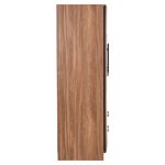 ΝΤΟΥΛΑΠΑ 3ΦΥΛΛΗ ΜΕ 2 ΣΥΡΤΑΡΙΑ HARRY HM18390.01 ΜΕΛΑΜΙΝΗ ΦΥΣΙΚΟ & ΜΑΥΡΟ 150x55x180Υεκ - Image 5