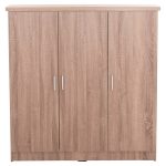 ΝΤΟΥΛΑΠΑ 3ΦΥΛΛΗ ΜΕ ΡΑΦΙΑ FUENTO HM2482.01 SONAMA OAK ΜΕΛΑΜΙΝΗ 120-116x40x123,5Υεκ. - Image 3