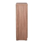 ΝΤΟΥΛΑΠΑ 3ΦΥΛΛΗ ΜΕ ΡΑΦΙΑ FUENTO HM2482.01 SONAMA OAK ΜΕΛΑΜΙΝΗ 120-116x40x123,5Υεκ. - Image 4
