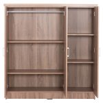 ΝΤΟΥΛΑΠΑ 3ΦΥΛΛΗ ΜΕ ΡΑΦΙΑ FUENTO HM2482.01 SONAMA OAK ΜΕΛΑΜΙΝΗ 120-116x40x123,5Υεκ. - Image 5