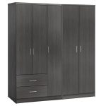 ΝΤΟΥΛΑΠΑ 5ΦΥΛΛΗ CAESAR HM21234.01 ΜΕΛΑΜΙΝΗ ΧΡΩΜΑ ZEBRANO 150x42.5x181Υεκ