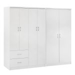 ΝΤΟΥΛΑΠΑ 6ΦΥΛΛΗ BLAKELY HM21235.05 ΜΕΛΑΜΙΝΗ ΧΡΩΜΑ ΛΕΥΚΟ 201x43x181Υεκ