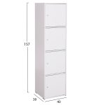 ΝΤΟΥΛΑΠΙ SORIANO HM9940.01 ΛΕΥΚΗ ΜΕΛΑΜΙΝΗ 40x39-41x157Υεκ. - Image 2