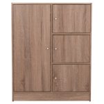 ΝΤΟΥΛΑΠΙ ΜΕ 4 ΑΠΟΘ.ΧΩΡΟΥΣ MATIN HM2479.02 SONAMA OAK ΜΕΛΑΜΙΝΗ 80x39,5x99,5Υεκ. - Image 3