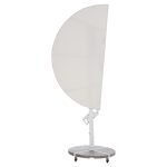ΟΜΠΡΕΛΑ ΜΕ ΒΑΣΗ ΣΕΙΡΑ CANNOPY HM21285.02 ΑΛΟΥΜΙΝΙΟ & ΓΡΑΝΙΤΗΣ-ΛΕΥΚΟ ΧΡΩΜΑ Φ2,2μ - Image 4