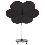 ΟΜΠΡΕΛΑ ΜΕ ΒΑΣΗ ΣΕΙΡΑ CANNOPY (flower) HM21286.01 ΑΛΟΥΜΙΝΙΟ-ΓΡΑΝΙΤΗΣ-ΜΟΛΥΒΙ ΧΡΩΜΑ 2,38x2,2μ - Image 3