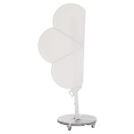 ΟΜΠΡΕΛΑ ΜΕ ΒΑΣΗ ΣΕΙΡΑ CANNOPY (flower) HM21286.02 ΑΛΟΥΜΙΝΙΟ-ΓΡΑΝΙΤΗΣ-ΛΕΥΚΟ 2,38x2,2μ - Image 4