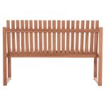 ΠΑΓΚΑΚΙ ΚΗΠΟΥ 2ΘΕΣΙΟ VED HM18124 ΞΥΛΟ TEAK--ΦΥΣΙΚΟ ΧΡΩΜΑ 130x60x86Υεκ. - Image 6