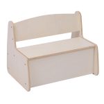 ΠΑΓΚΑΚΙ ΠΑΙΔΙΚΟ ΜΕ ΑΠΟΘ.ΧΩΡΟ RICKI HM18342.01 MDF & ΚΟΝΤΡΑΠΛΑΚΕ ΦΥΣΙΚΟ 63x43x47Υεκ