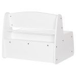 ΠΑΓΚΑΚΙ ΠΑΙΔΙΚΟ ΜΕ ΑΠΟΘ.ΧΩΡΟ RICKI HM18342.03 MDF & ΚΟΝΤΡΑΠΛΑΚΕ ΛΕΥΚΟ 63x43x47Υεκ - Image 5