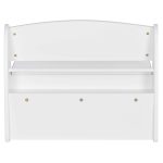 ΠΑΓΚΑΚΙ ΠΑΙΔΙΚΟ ΜΕ ΑΠΟΘ.ΧΩΡΟ RICKI HM18342.03 MDF & ΚΟΝΤΡΑΠΛΑΚΕ ΛΕΥΚΟ 63x43x47Υεκ - Image 6