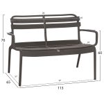 ΠΑΓΚΑΚΙ ΠΟΛΥΠΡΟΠΥΛΕΝΙΟΥ 2ΘΕΣΙΟ KORVER HM6332.05 DARK OLIVE GREEN 113x65x76Υεκ. - Image 2