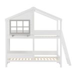 ΠΑΙΔΙΚH ΚΟΥΚΕΤΑ ΣΠΙΤΑΚΙ τ.MONTESSORI COMBO HM707.03 τ.MONTESSORI ΞΥΛΟ ΠΕΥΚΟΥ ΛΕΥΚΟ-90x190εκ - Image 4