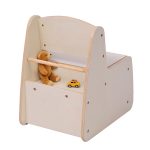 ΠΑΙΔΙΚΟ ΚΑΡΕΚΛΑΚΙ ΜΕ ΑΠΟΘ.ΧΩΡΟ RICKI HM18343.01 ΚΟΝΤΡΑΠΛΑΚΕ/MDF ΦΥΣΙΚΟ 33x43x47Υεκ - Image 5