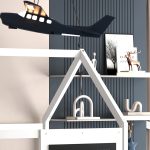 ΠΑΙΔΙΚΟ ΚΡΕΒΑΤΙ τ.MONTESSORI DOMER HM742.01 ΞΥΛΟ ΠΕΥΚΟΥ ΛΕΥΚΟ--ΓΙΑ 90x190εκ - Image 6