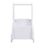 ΠΑΙΔΙΚΟ ΤΡΟΛΕΥ/ΚΑΡΟΤΣΑΚΙ RICKI HM18341.03 MDF & ΚΟΝΤΡΑΠΛΑΚΕ ΛΕΥΚΟ 33x45x50Υεκ - Image 4