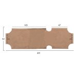 ΠΑΝΙ TEXTILENE 600gr/m2 2X1 ΑΝΤΑΛΛΑΚΤΙΚΟ ΞΑΠΛΩΣΤΡΑΣ HM5072.70 ΜΠΕΖ - Image 2