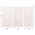 ΠΙΝΑΚΑΣ 3-ΠΤΥΧΟΣ WORLD MAP SANTORINI HM4504 MDF ΣΕ ΥΠΟΛΕΥΚΟ ΧΡΩΜΑ 180x4(πάχος)x120Υεκ. - Image 2