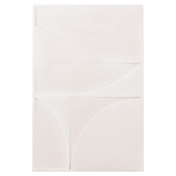 ΠΙΝΑΚΑΣ ΣΕΙΡΑ SANTORINI HM4505 MDF ΣΕ ΥΠΟΛΕΥΚΟ ΧΡΩΜΑ 80x4(πάχος)x120Υεκ.
