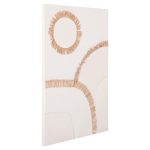 ΠΙΝΑΚΑΣ ΟΡΘΟΓΩΝΙΟΣ ΣΕΙΡΑ SANTORINI HM4531 MDF ΥΠΟΛΕΥΚΟ-ΔΙΑΚΟΣΜΗΣΗ ΜΠΕΖ 80x4,5(πάχος)x120Υεκ. - Image 3