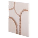 ΠΙΝΑΚΑΣ ΟΡΘΟΓΩΝΙΟΣ ΣΕΙΡΑ SANTORINI HM4532 MDF ΥΠΟΛΕΥΚΟ ΧΡΩΜΑ-ΔΙΑΚΟΣΜΗΣΗ ΜΠΕΖ 60x4,5(πάχος)x80Υεκ. - Image 3