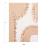 ΠΙΝΑΚΑΣ ΟΡΘΟΓΩΝΙΟΣ ΣΕΙΡΑ SANTORINI HM4533 MDF ΥΠΟΛΕΥΚΟ-ΚΑΦΕ-ΚΡΟΣΙΑ ΜΠΕΖ 60x4,5(πάχος)x80Υεκ - Image 2