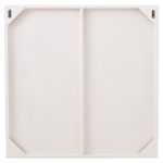 ΠΙΝΑΚΑΣ ΤΕΤΡΑΓΩΝΟΣ ΣΕΙΡΑ SANTORINI HM4508 MDF ΣΕ ΥΠΟΛΕΥΚΟ ΧΡΩΜΑ 80x4(πάχος)x80Υεκ. - Image 6