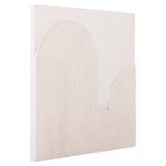 ΠΙΝΑΚΑΣ ΤΕΤΡΑΓΩΝΟΣ ΣΕΙΡΑ SANTORINI HM4517 MDF ΣΕ ΥΠΟΛΕΥΚΟ ΧΡΩΜΑ 80x4,5(πάχος)x80Υεκ. - Image 3
