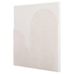 ΠΙΝΑΚΑΣ ΤΕΤΡΑΓΩΝΟΣ ΣΕΙΡΑ SANTORINI HM4517 MDF ΣΕ ΥΠΟΛΕΥΚΟ ΧΡΩΜΑ 80x4,5(πάχος)x80Υεκ. - Image 4