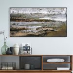ΠΙΝΑΚΑΣ ΤΟΙΧΟΥ SEDIMENT HM4575.01 ΜΕ ΚΟΡΝΙΖΑ ΜΑΥΡΗ-ΚΑΜΒΑΣ 142x4.5x72Υεκ - Image 3