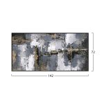 ΠΙΝΑΚΑΣ ΤΟΙΧΟΥ SEDIMENT HM4576 ΜΕ ΚΟΡΝΙΖΑ ΜΑΥΡΗ-ΚΑΜΒΑΣ 142x4.5x72Υεκ - Image 2
