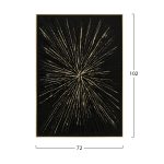 ΠΙΝΑΚΑΣ TOIXOY STELLON HM4549 ΚΟΡΝΙΖΑ ΜΠΕΖ-ΚΑΜΒΑΣ ΜΑΥΡΟΣ-ΧΕΙΡΟΠΟΙΗΤΟΣ 72x4,5x102Υεκ. - Image 2