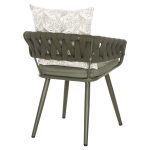 ΠΟΛΥΘΡΟΝΑ ΑΛΟΥΜΙΝΙΟΥ CAMDEN HM6141.09 ΜΑΞΙΛΑΡΙ ΜΕ PRINT-DARK OLIVE 56x60x72-87Υεκ - Image 5