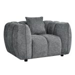 ΠΟΛΥΘΡΟΝΑ LYKKE HM3325.01 ΓΚΡΙ ΥΦΑΣΜΑ 119x89x70Υεκ