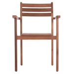 ΠΟΛΥΘΡΟΝΑ KEMPO HM6358 ΞΥΛΟ TEAK ΣΕ ΦΥΣΙΚΟ--58x58,5x88Υεκ. - Image 3