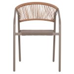 ΠΟΛΥΘΡΟΝΑ HOMAN HM6430.04 ΣΑΜΠΑΝΙ ΜΕΤΑΛΛΟ & TEXTILENE--ΜΠΕΖ P.E.RATTAN 53x58x75Υεκ - Image 3
