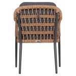 ΠΟΛΥΘΡΟΝΑ BOXER HM6556.01 ΑΛΟΥΜΙΝΙΟ & OLEFIN ΓΚΡΙ-TWIST WICKER 58x60x80Yεκ - Image 6