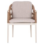 ΠΟΛΥΘΡΟΝΑ BOXER HM6556.02 ΑΛΟΥΜΙΝΙΟ & OLEFIN ΜΠΕΖ-TWIST WICKER 58x60x80Yεκ - Image 3