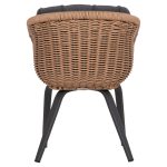 ΠΟΛΥΘΡΟΝΑ VICTUS HM6559.01 ΑΛΟΥΜΙΝΙΟ & OLEFIN ΓΚΡΙ-TWIST WICKER 60x62x76Yεκ - Image 6