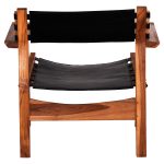 ΠΟΛΥΘΡΟΝΑ KONNA HM9928.01 TEAK ΞΥΛΟ ΣΕ ΦΥΣΙΚΟ-ΔΕΡΜΑ ΑΓΕΛΑΔΟΣ ΣΕ ΜΑΥΡΟ 80x64x73Υεκ. - Image 6