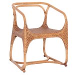 ΠΟΛΥΘΡΟΝΑ RELIK ΕΣΩΤ. ΧΩΡΩΝ HM9955.02 ΦΥΣΙΚΟ RATTAN-ΚΑΡΥΔΙ ΧΡΩΜΑ 60x57x79Υεκ.