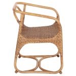 ΠΟΛΥΘΡΟΝΑ RELIK ΕΣΩΤ. ΧΩΡΩΝ HM9955.02 ΦΥΣΙΚΟ RATTAN-ΚΑΡΥΔΙ ΧΡΩΜΑ 60x57x79Υεκ. - Image 4