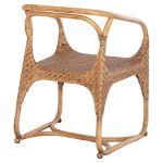 ΠΟΛΥΘΡΟΝΑ RELIK ΕΣΩΤ. ΧΩΡΩΝ HM9955.02 ΦΥΣΙΚΟ RATTAN-ΚΑΡΥΔΙ ΧΡΩΜΑ 60x57x79Υεκ. - Image 5