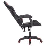 ΠΟΛΥΘΡΟΝΑ GAMING DARREN HM1203.01 ΜΑΥΡΟ-ΚΟΚΚΙΝΟ PVC 58.5x100x120Υεκ. - Image 6