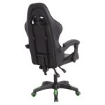 ΠΟΛΥΘΡΟΝΑ GAMING DARREN HM1203.03 ΜΑΥΡΟ-ΠΡΑΣΙΝΟ PVC 58.5x100x120Υεκ. - Image 5